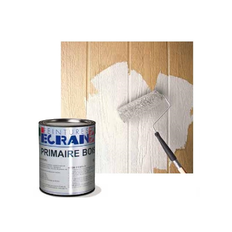Primaire bois, peinture sous-couche bois, bloque le tanin ECRAN77