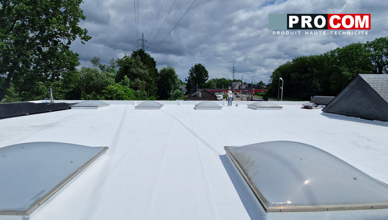 Peinture façade anti chaleur, peinture blanche réflective, rafraîchit l'air  intérieur - Technologie cool roof PROCOM